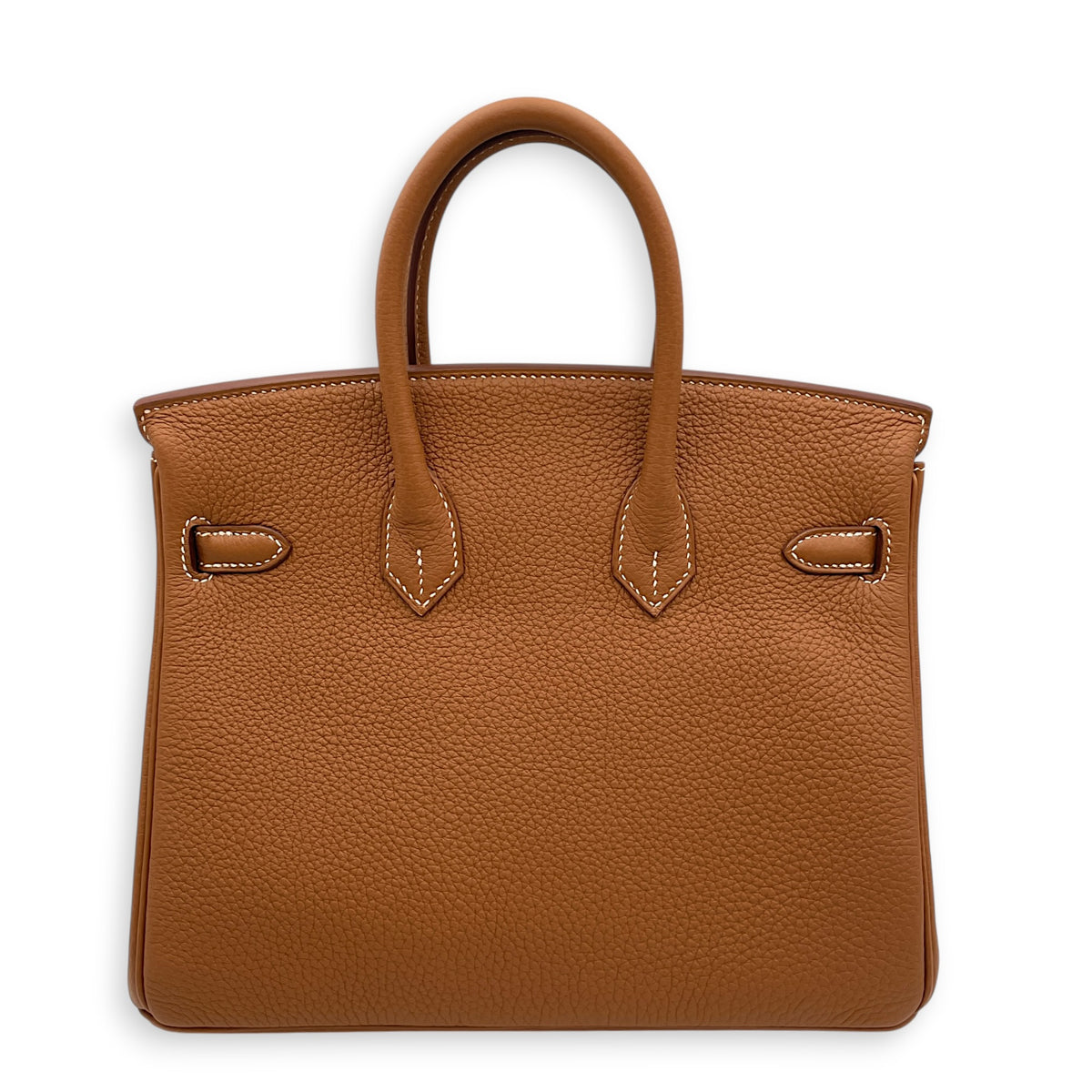 Birkin 25 Gold in Togo Palladium hardware