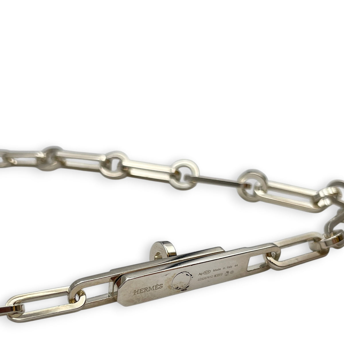 Kelly Chaine Lariat necklce, small model Necklace  Silver hardware