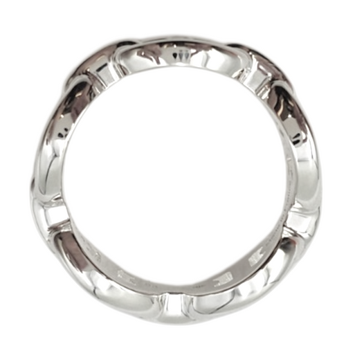 Chaine d'Ancre enchainee Ring. Sz:53 Ring Silver hardware