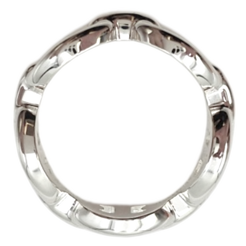 Chaine d'Ancre enchainee Ring. Sz:53 Ring Silver hardware