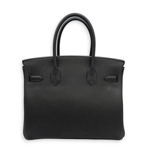 Birkin 30 Noir in Togo Gold hardware