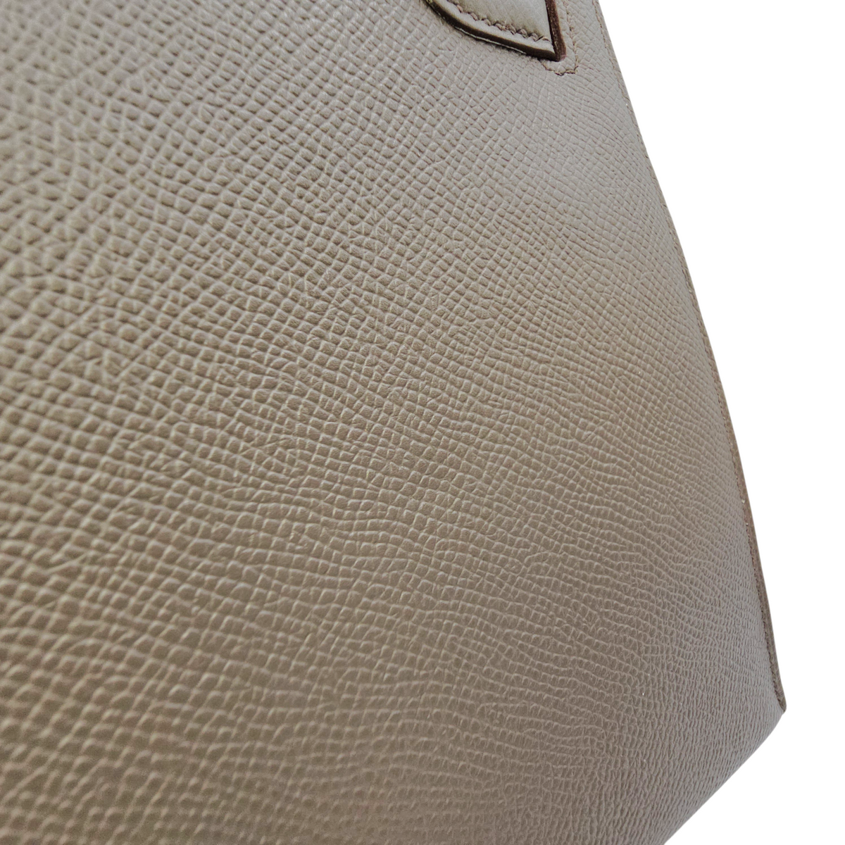 Sellier Kelly 25 Etain in Epsom Gold hardware
