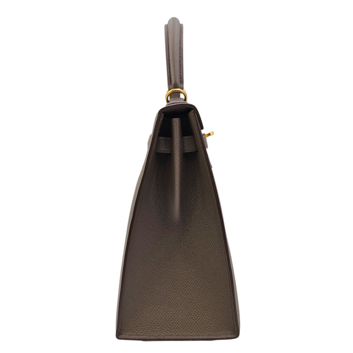 Sellier Kelly 25 Etain in Epsom Gold hardware