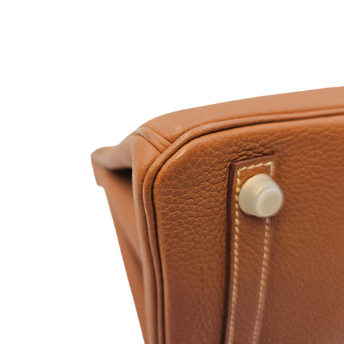 Birkin 25 Gold in Togo Gold hardware