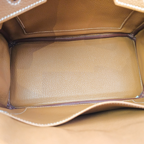 Birkin 25 Gold in Togo Gold hardware