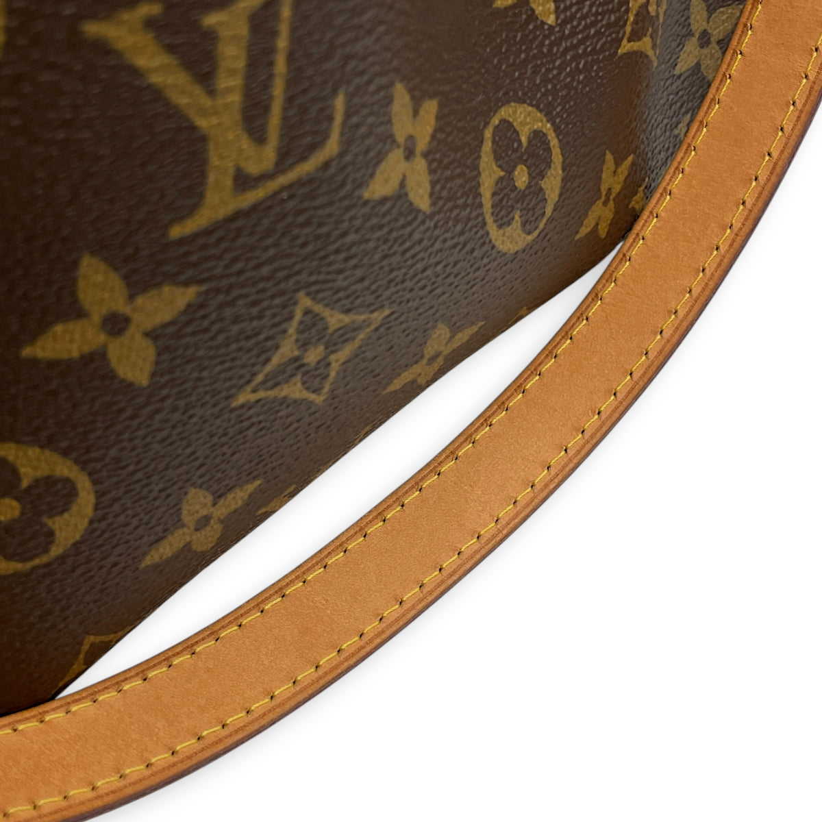 Totally Brown Tote Bag in Monogram Coated Canvas Gold hardware
