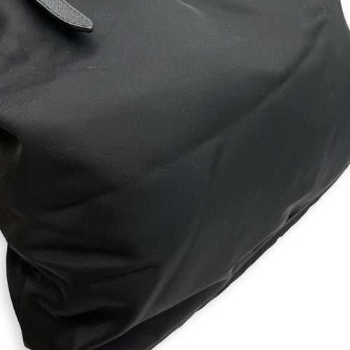 Tessuto  Black Tote Bag in Nylon Gold hardware