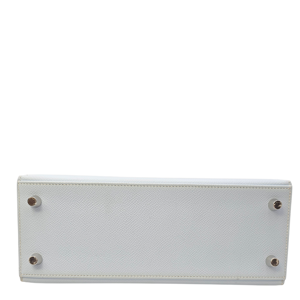 Sellier Kelly 25 Blue Brume/Vert Jade/Gold in Epsom Palladium hardware