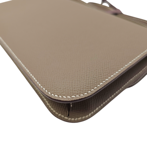 Constance Elan Etoupe in Epsom Rose Gold hardware