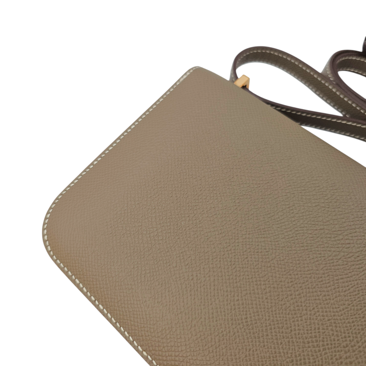 Constance Elan Etoupe in Epsom Rose Gold hardware