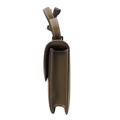 Constance Elan Etoupe in Epsom Rose Gold hardware