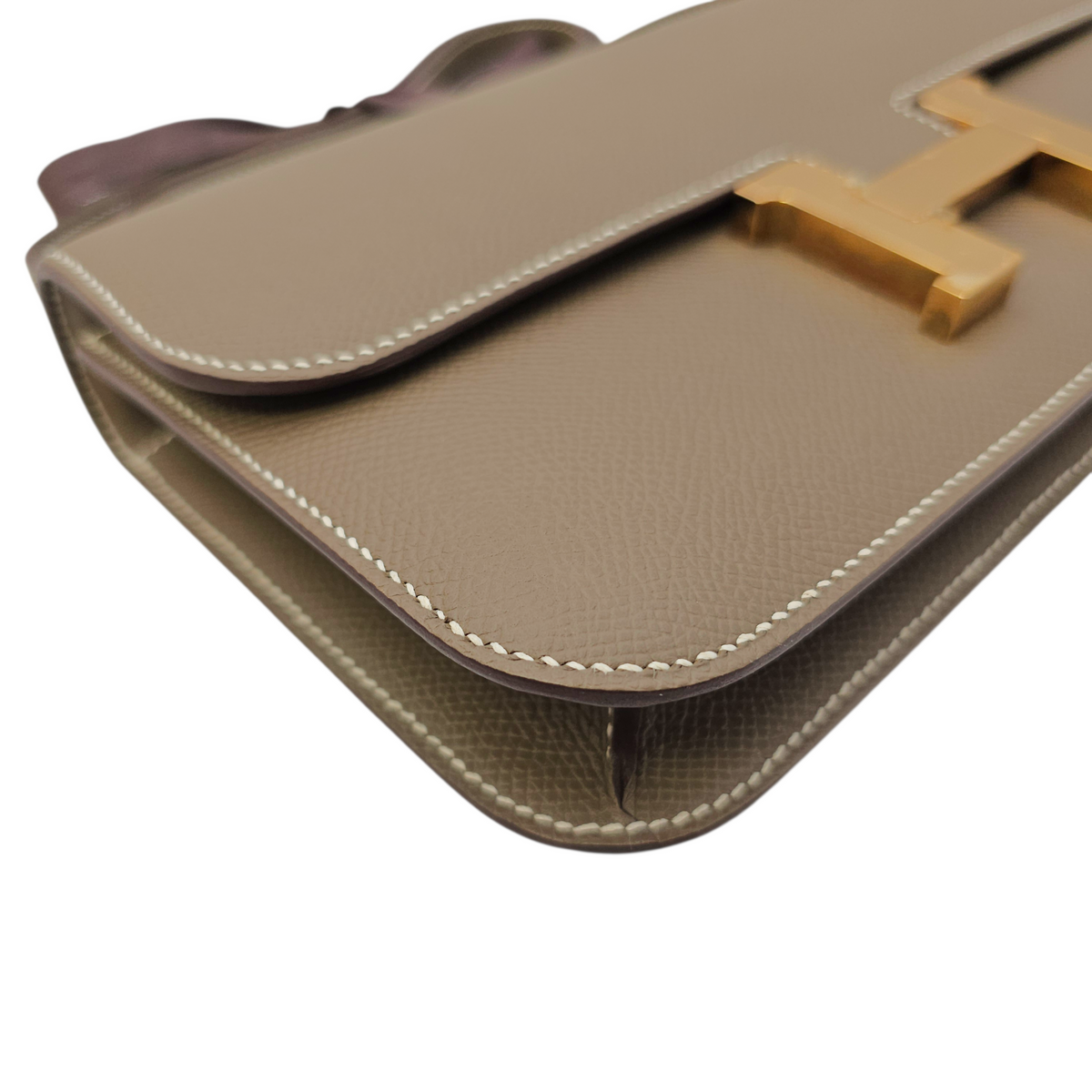 Constance Elan Etoupe in Epsom Rose Gold hardware