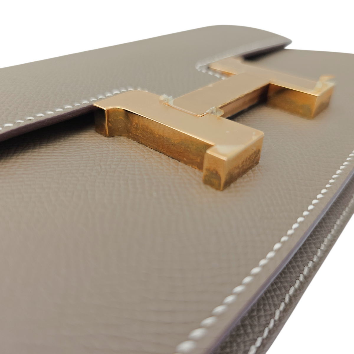 Constance Elan Etoupe in Epsom Rose Gold hardware