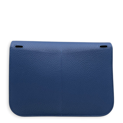 Halzan  25 Blue Tie in Clemence Palladium hardware