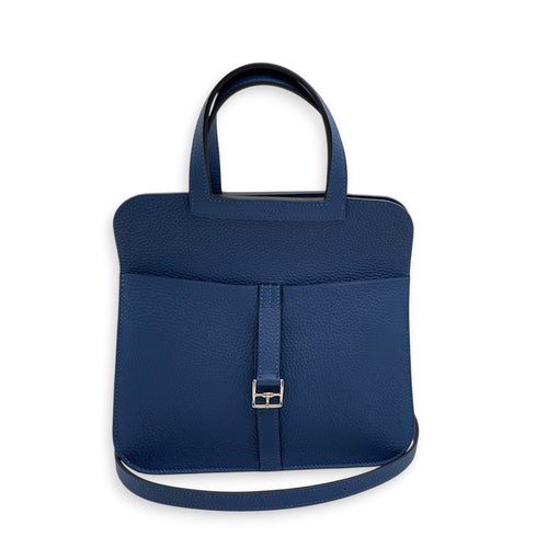 Halzan  25 Blue Tie in Clemence Palladium hardware
