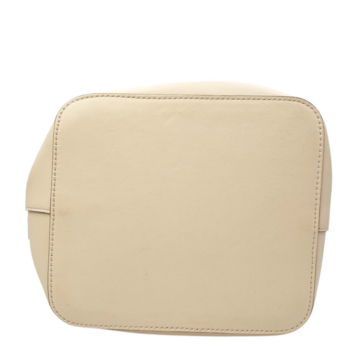 Mon Tresor Beige Bucket Bag in Calfskin Gold hardware