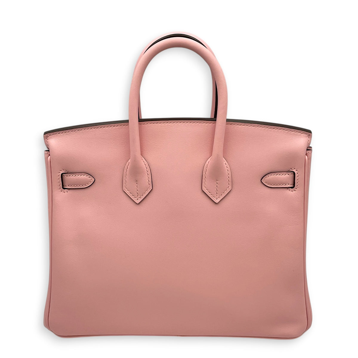 Birkin 25 Rose Sakura in Jonathan  Palladium hardware