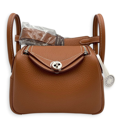 Lindy II Mini Gold in Clemence Palladium hardware