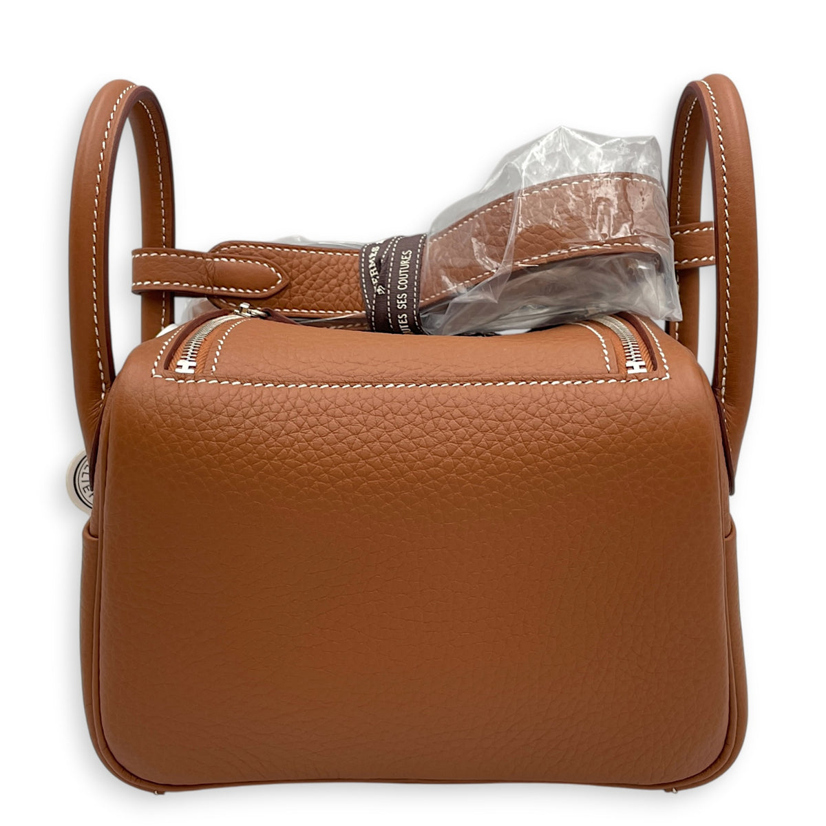 Lindy II Mini Gold in Clemence Palladium hardware