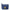 Box Medium Blue Crossbody Bag in Calfskin, Gold hardware