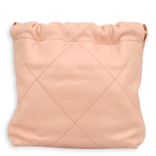 22 Mini Light Pink Crossbody Bag in Calfskin Gold hardware C105656 2
