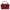 Classic Vanity Small Red Top Handle Bag in Lambskin, Gold hardware