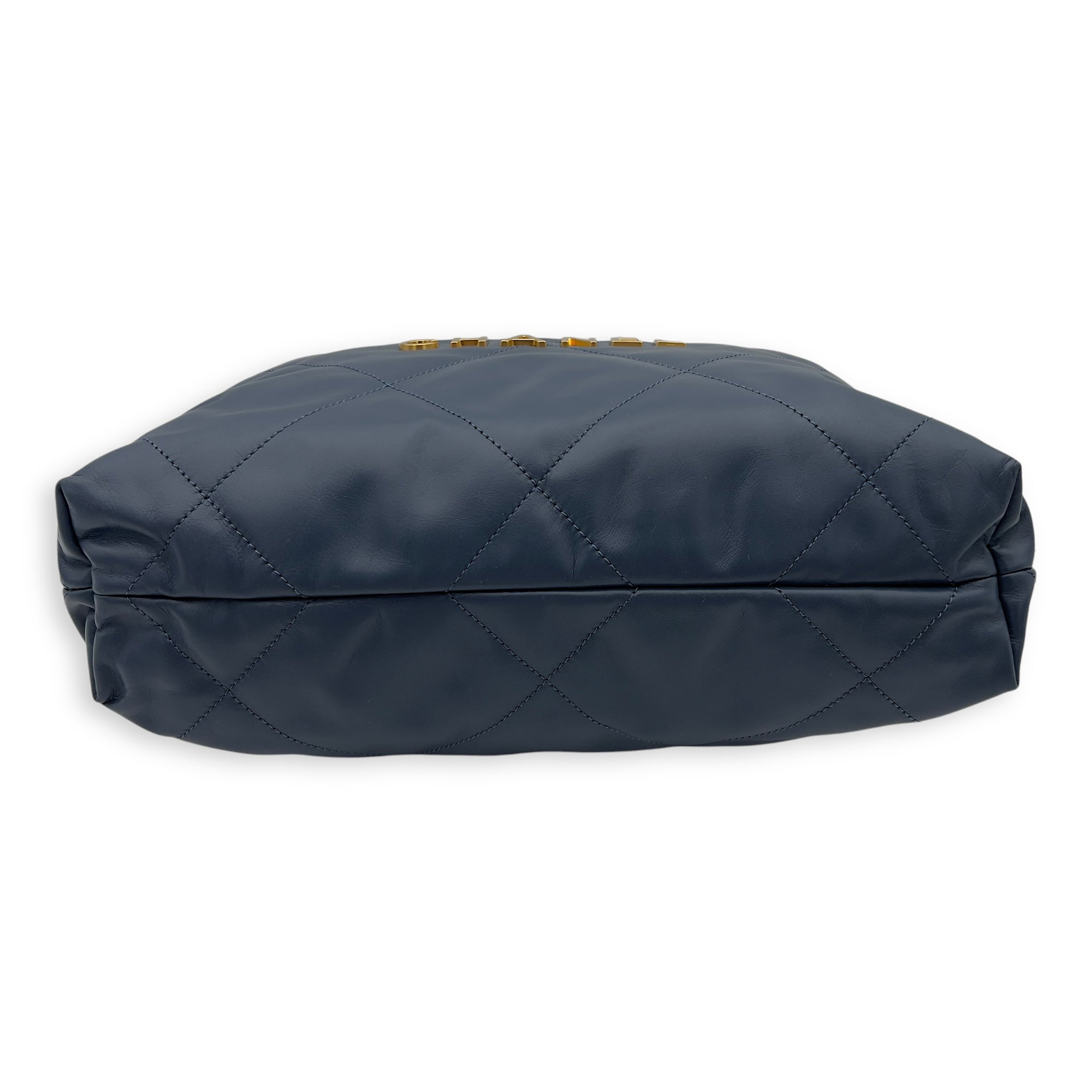 Chanel 22 Small Blue Shoulder Bag in Lambskin, Gold hardware Chanel 22 Small Blue Shoulder Bag in Lambskin, Gold hardware