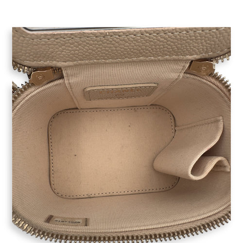 Chanel CC Vanity Bag Beige in Caviar Leather, Gold hardware_7