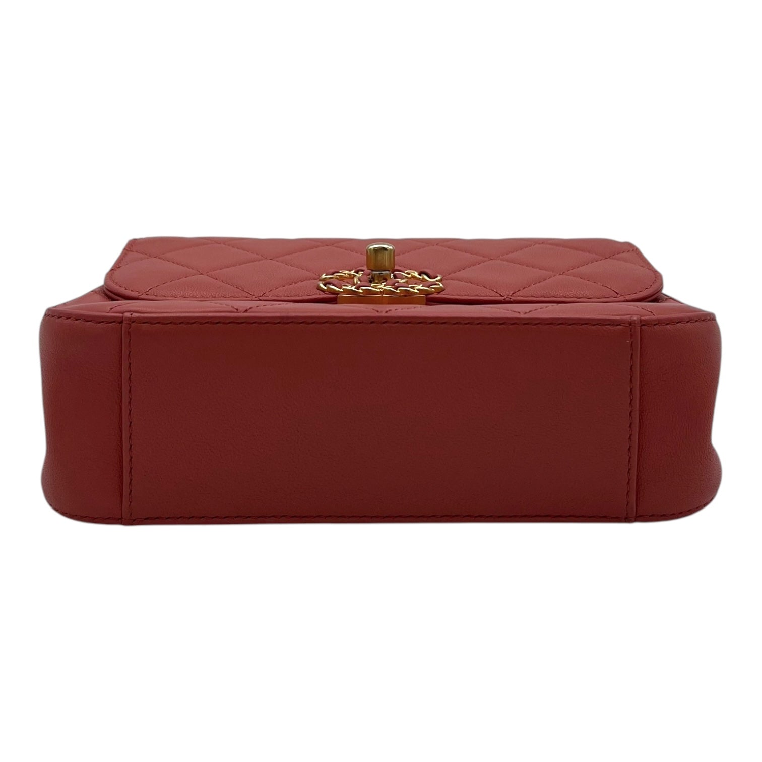Chanel Infinity Pink Top Handle Bag in Goat Leather, Gold hardware_4