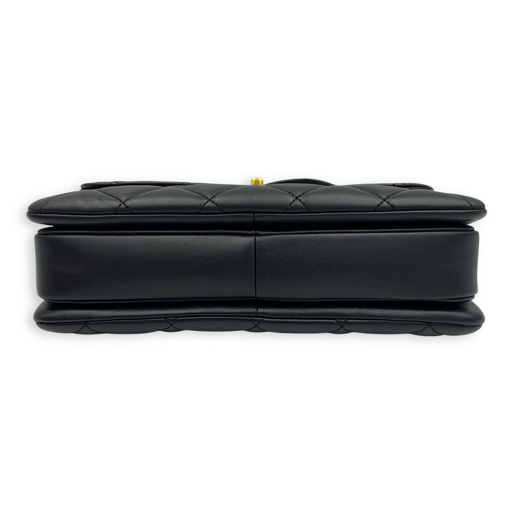 Chanel Trendy CC Top Handle Bag Black in Lambskin, Gold hardware_5