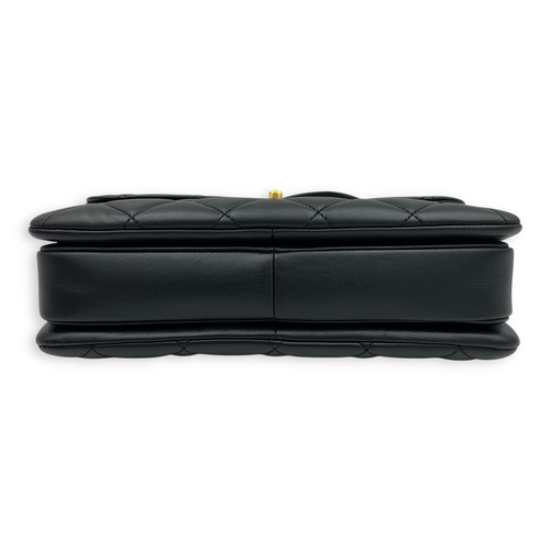 Chanel Trendy CC Top Handle Bag Black in Lambskin, Gold hardware_5