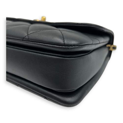 Chanel Trendy CC Top Handle Bag Black in Lambskin, Gold hardware_8