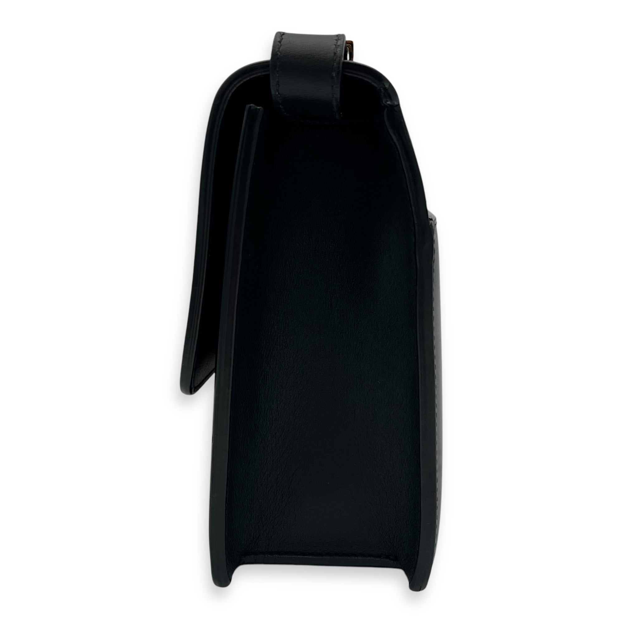 30 Montaigne Reversible Belt Black and Latte Smooth Calfskin
