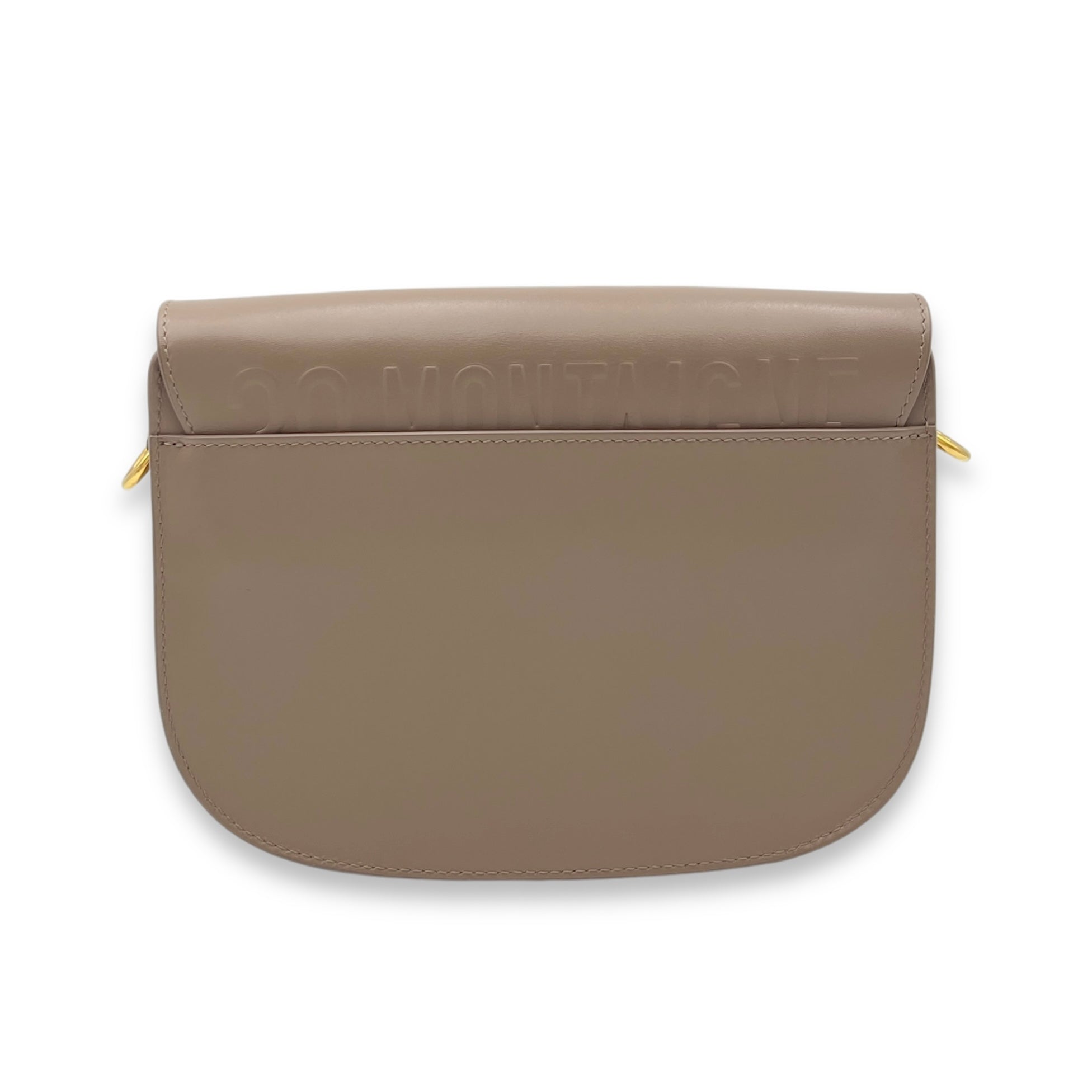 Bobby Crossbody Bag Brown in Calfskin, Gold hardware