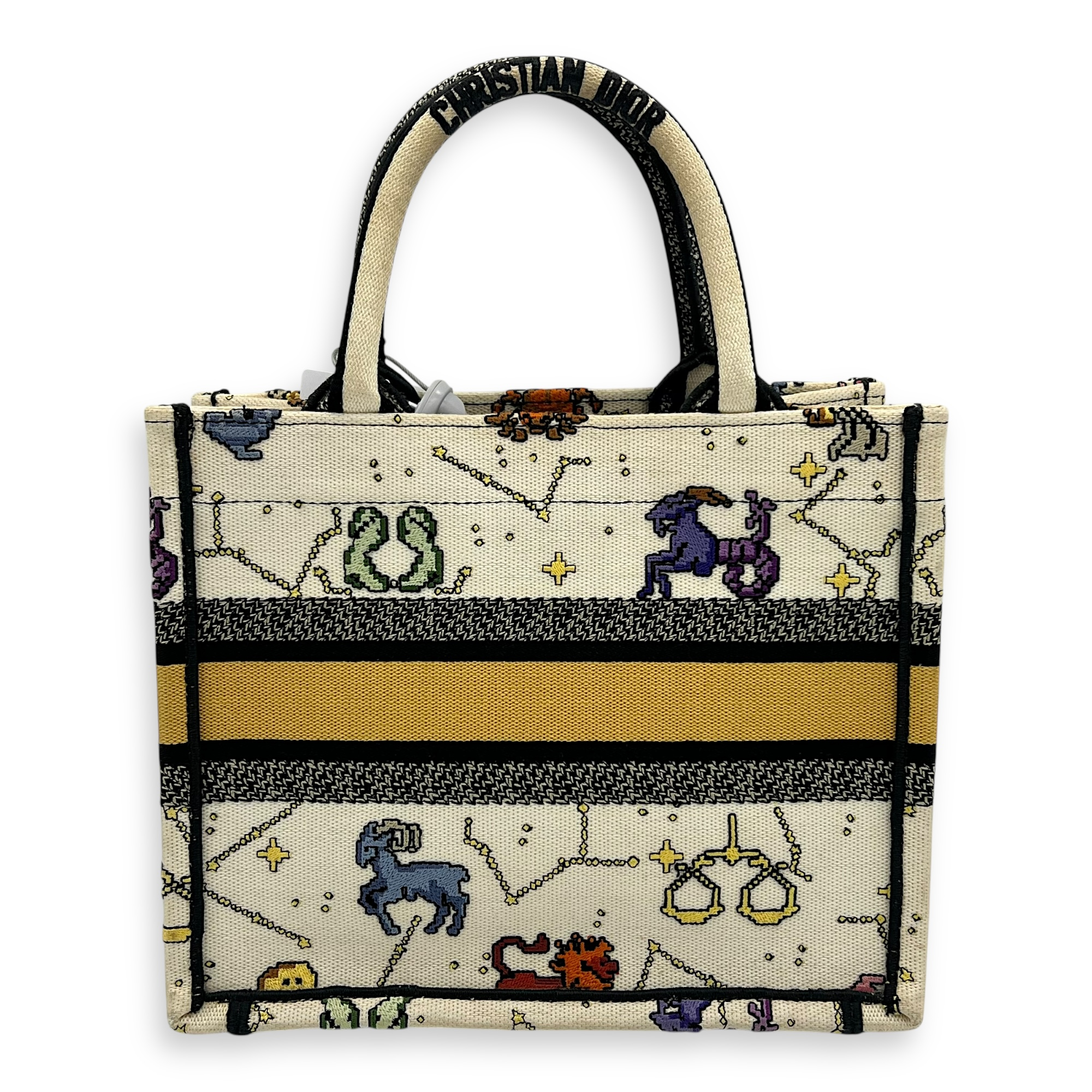 Dior Book Tote Small White Tote Bag in Canvas_2