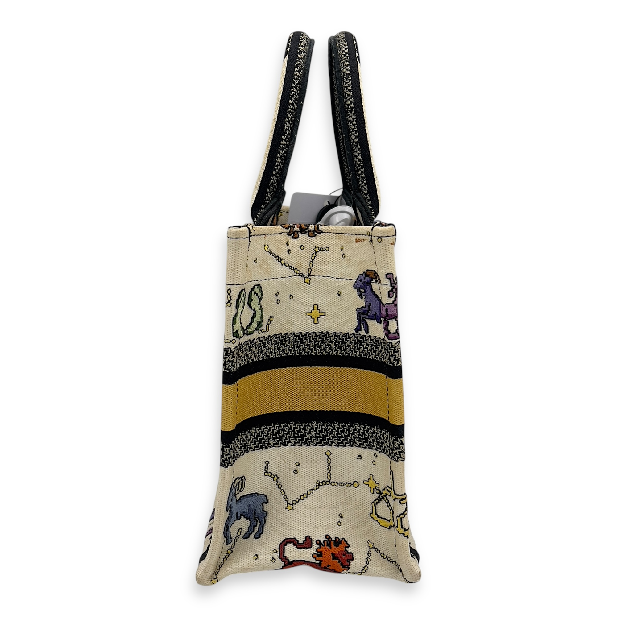 Dior Book Tote Small White Tote Bag in Canvas_3