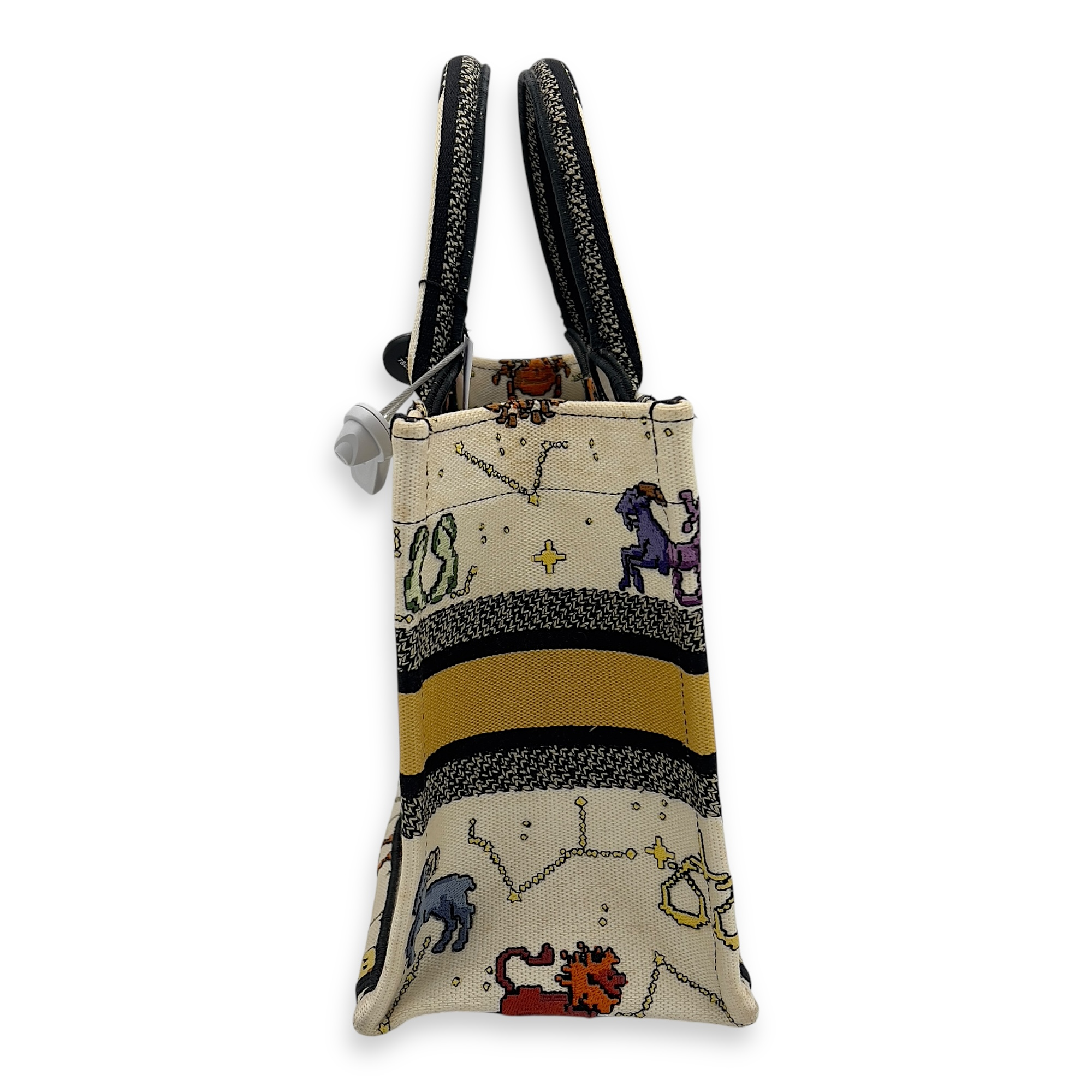Dior Book Tote Small White Tote Bag in Canvas_4