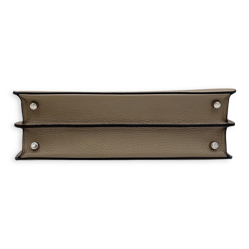 Fendi ISeeU Top Handle Bag Brown in Calfskin, Silver hardware_5