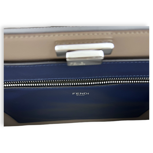 Fendi ISeeU Top Handle Bag Brown in Calfskin, Silver hardware_7