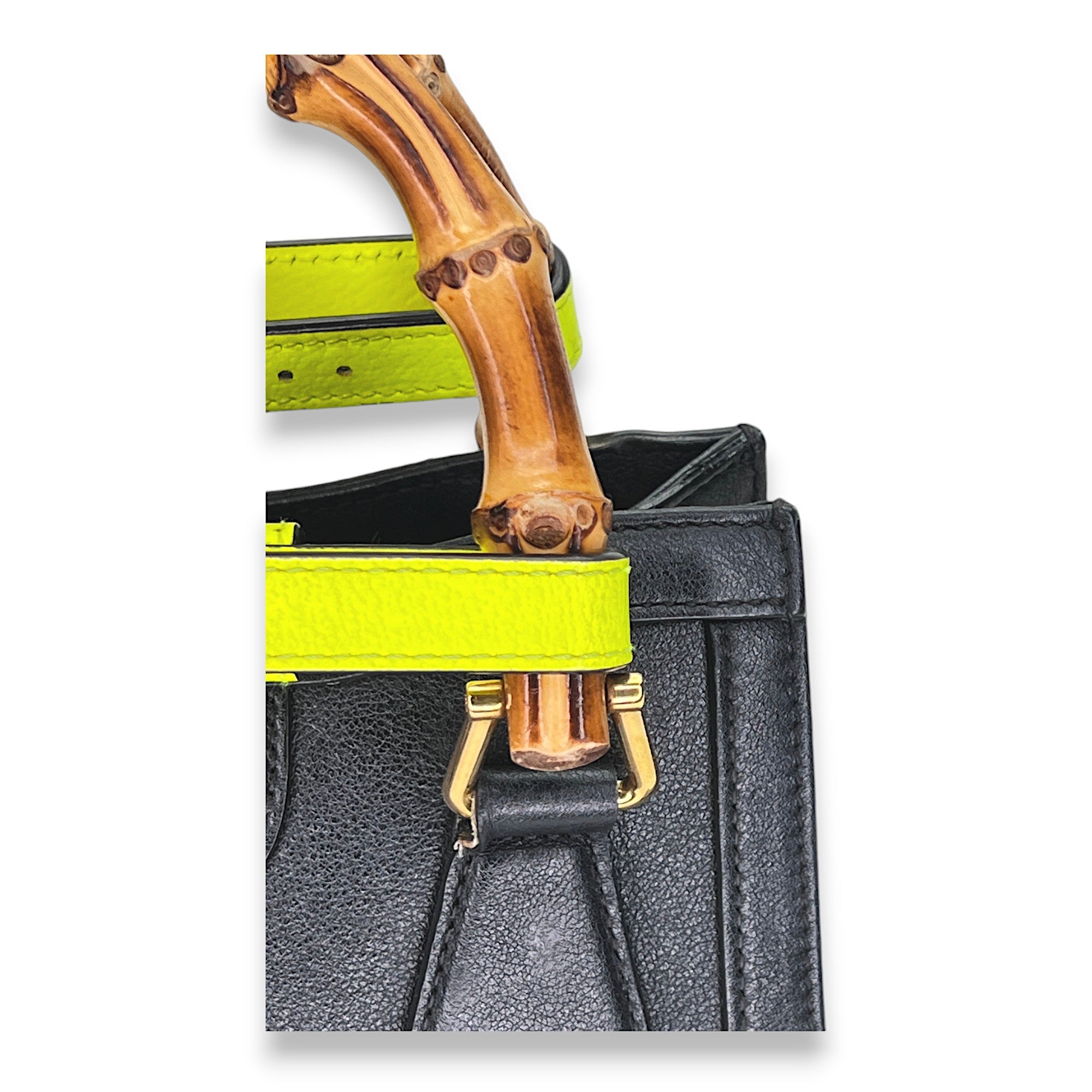 Gucci Bamboo Diana mini Black Crossbody Bag in Calfskin