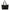 GG Abbey Pocket Black Tote Bag in Canvas, Silver hardware