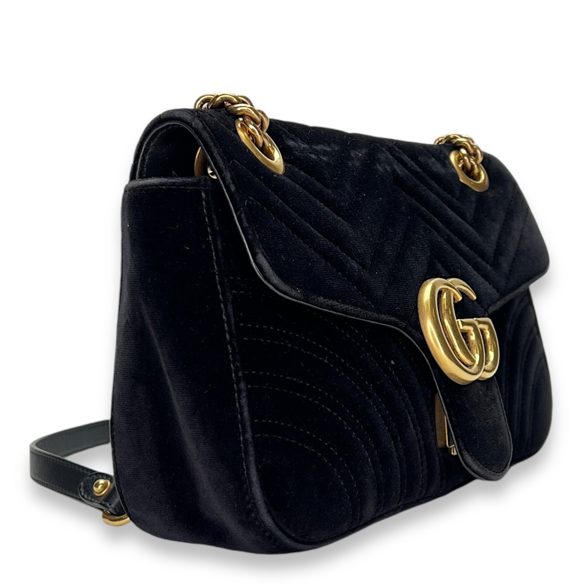 Gucci gg marmont velvet crossbody bag discount
