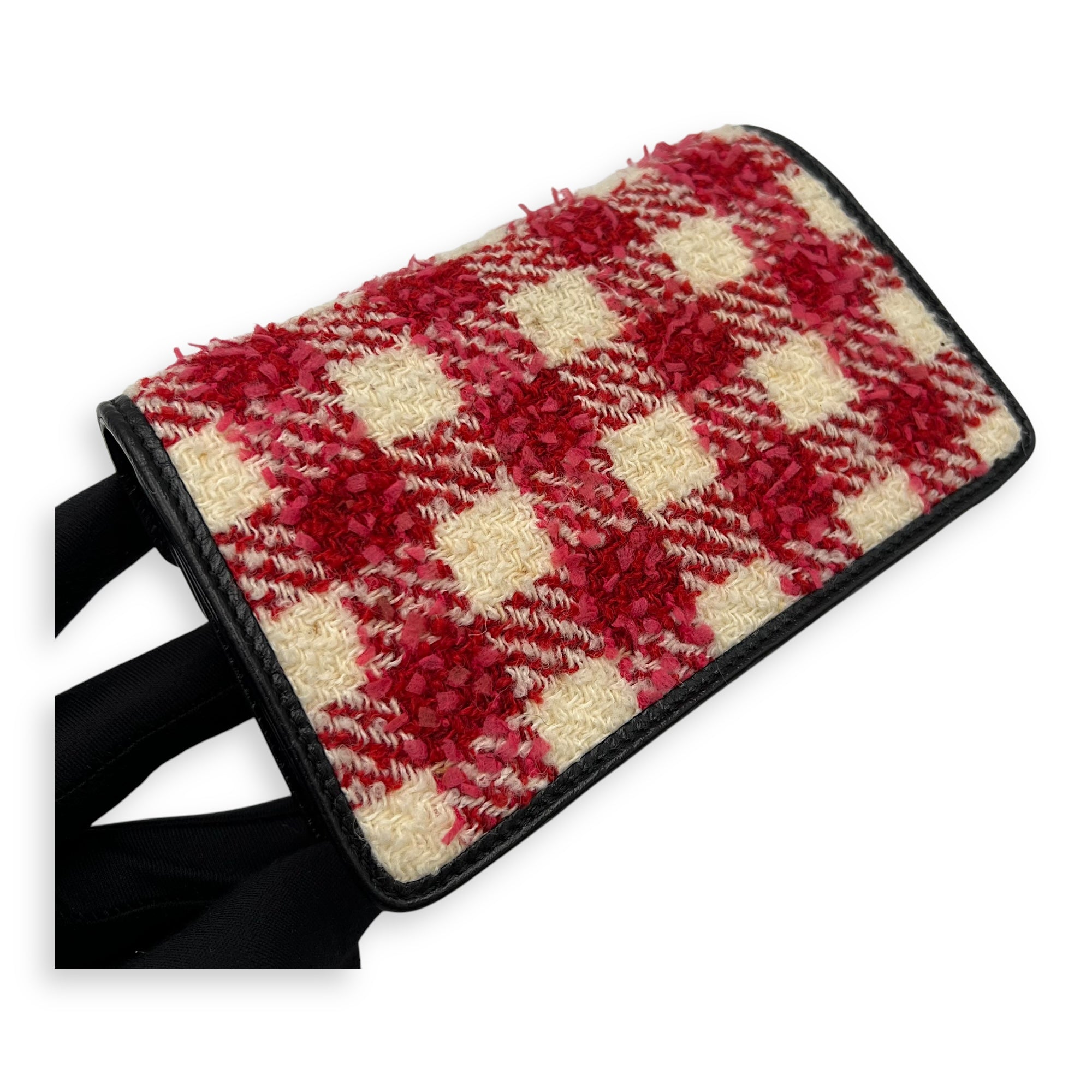 Gucci Dionysus Crossbody Bag Red in Tweed, Ruthenium hardware_15
