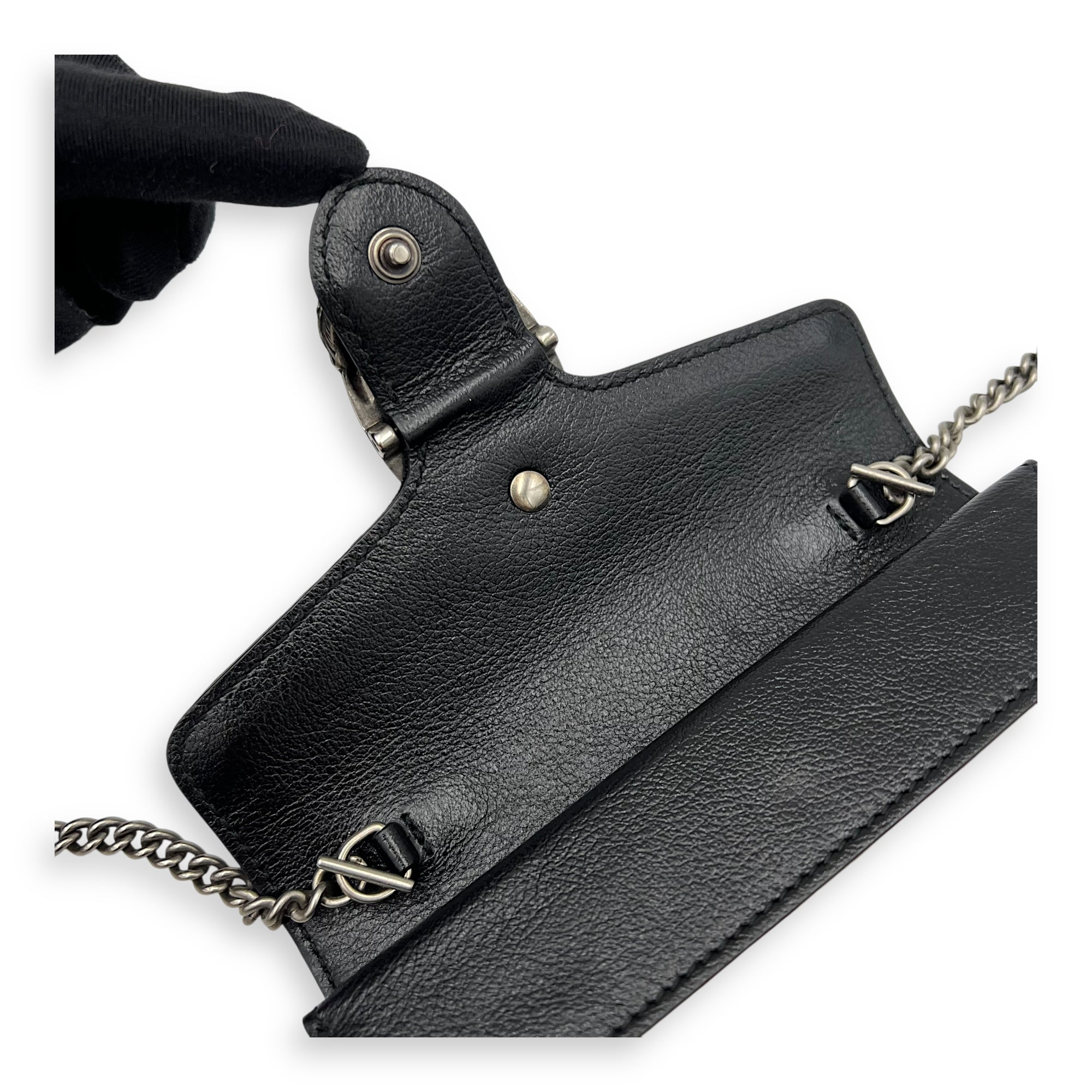 Gucci Dionysus Crossbody Bag Red in Tweed, Ruthenium hardware_18