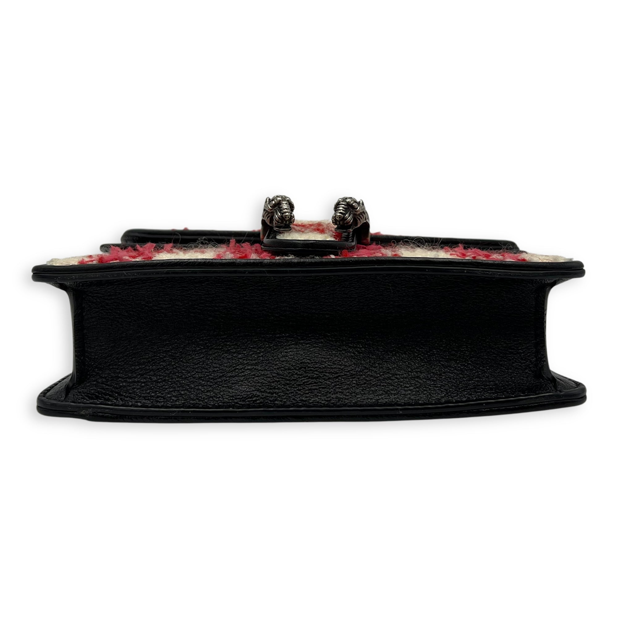 Gucci Dionysus Crossbody Bag Red in Tweed, Ruthenium hardware_5