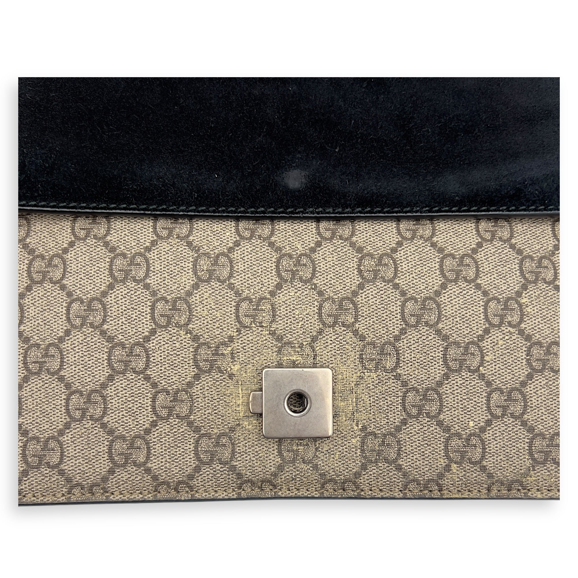 Gucci Dionysus Shoulder Bag Beige in Coated Canvas, Silver hardware_10