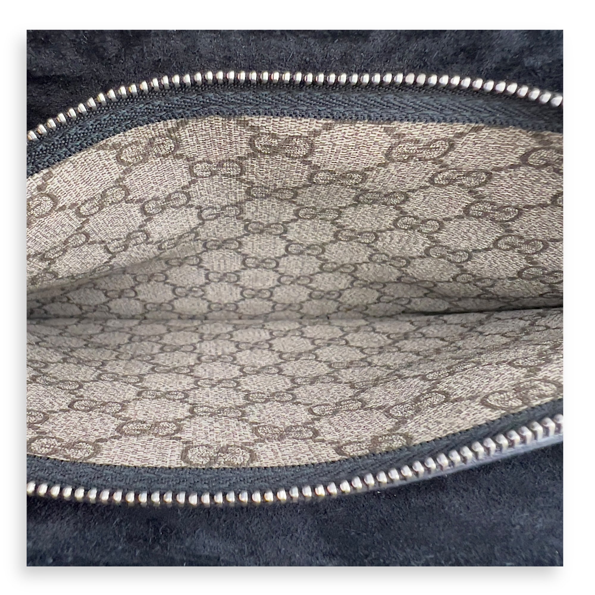 Gucci Dionysus Shoulder Bag Beige in Coated Canvas, Silver hardware_6