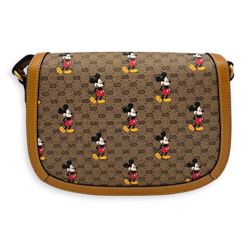 Gucci Disney Crossbody Bag Yellow in Coated Canvas, Gold hardware_2