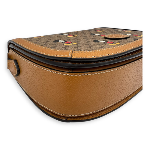 Gucci Disney Crossbody Bag Yellow in Coated Canvas, Gold hardware_7