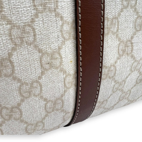 Gucci GG Top Handle Bag White in Coated Canvas_10